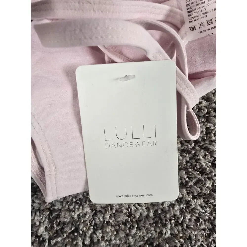 Lulli Dancewear Girls Sz 6 Sleeveless Ballet Leotard Light Pink NEW
